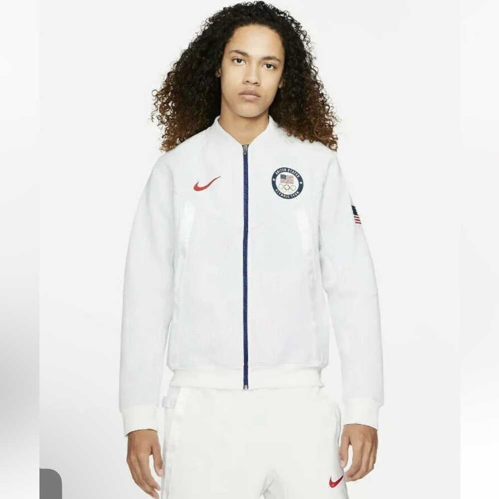 ✔️NIKE MENS TEAM USA OLYMPIC ZIP UP JACKET